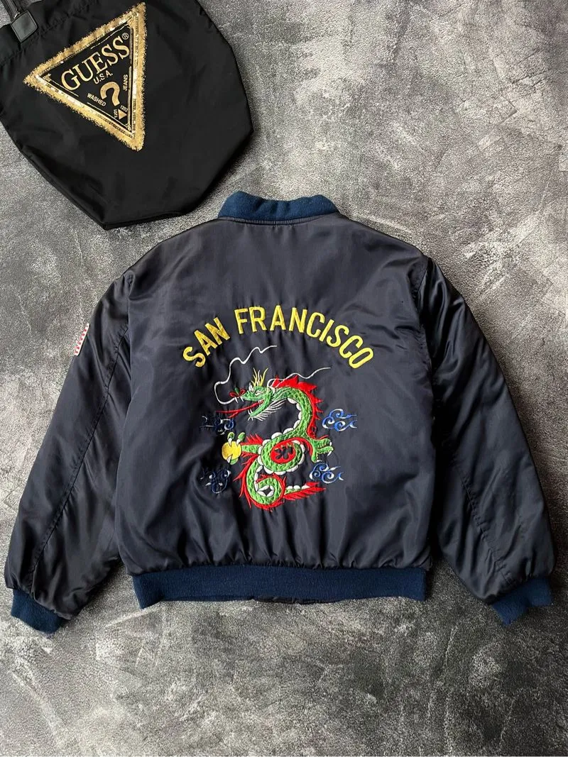 Vintage Streetwear Hoody Pria navy photo 1