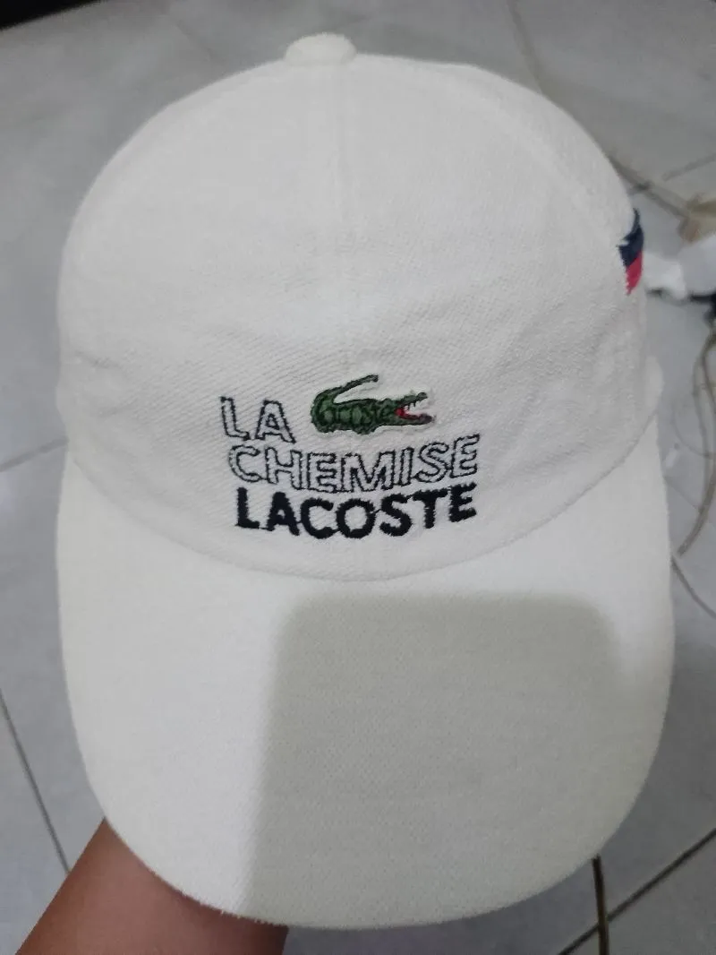 Lacoste Sportswear Hat Pria white photo 1