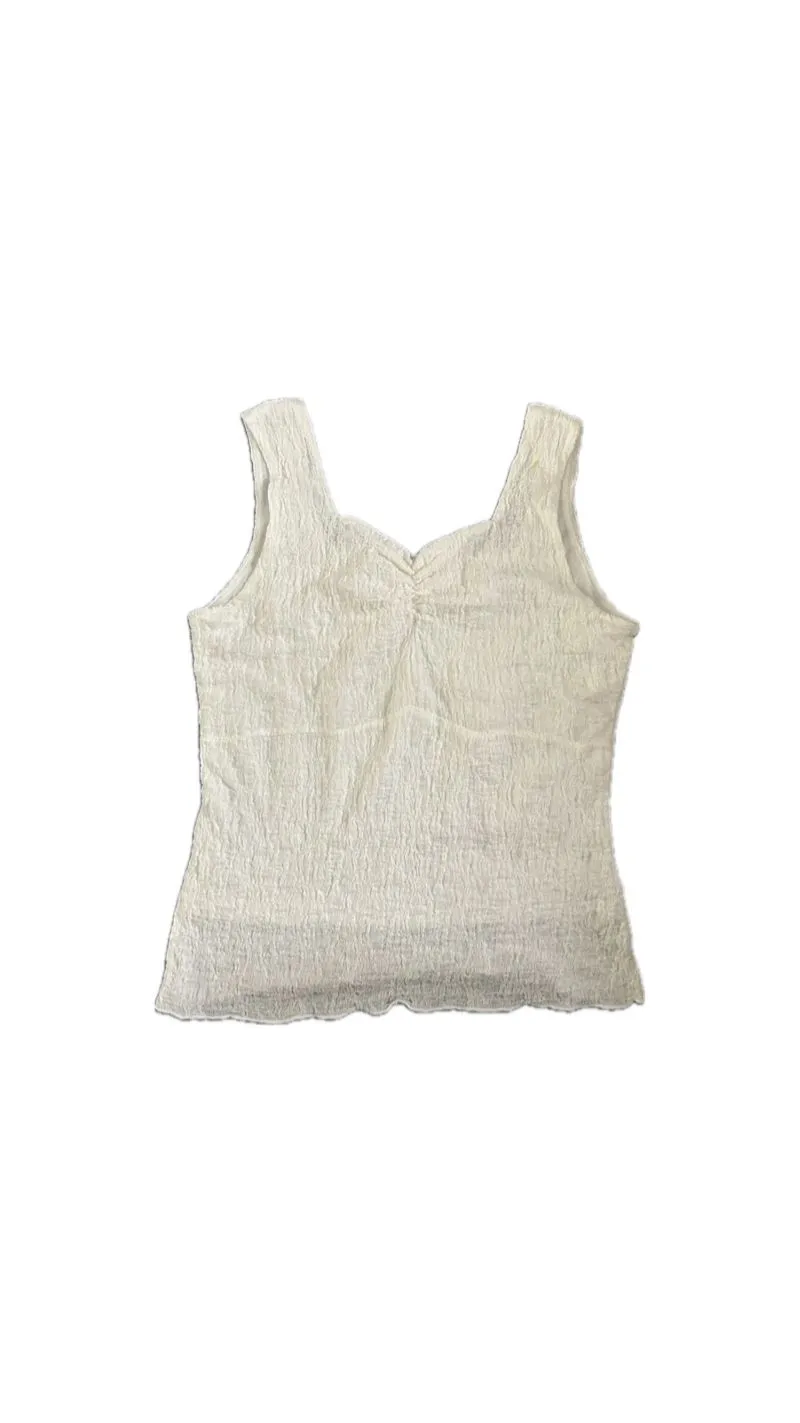 Fairy Coquette Cami top Wanita white photo 1