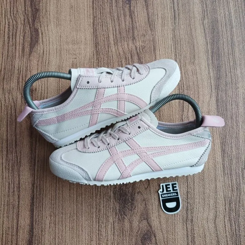 Onitsuka Tiger Casual Sneakers Wanita white pink photo 1