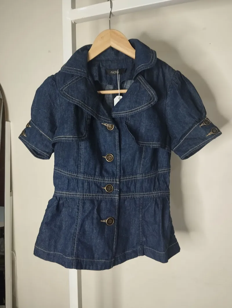 Denim jacket Wanita navy photo 1