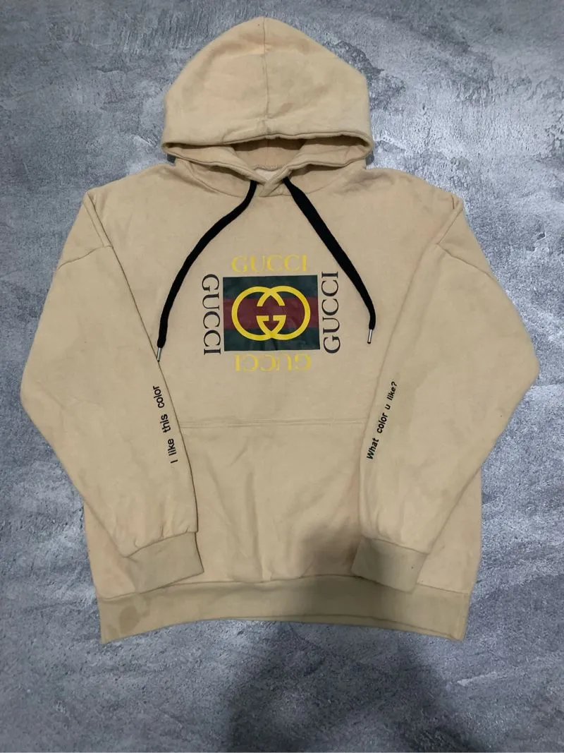 Gucci Vintage Hoody Pria cream photo 1