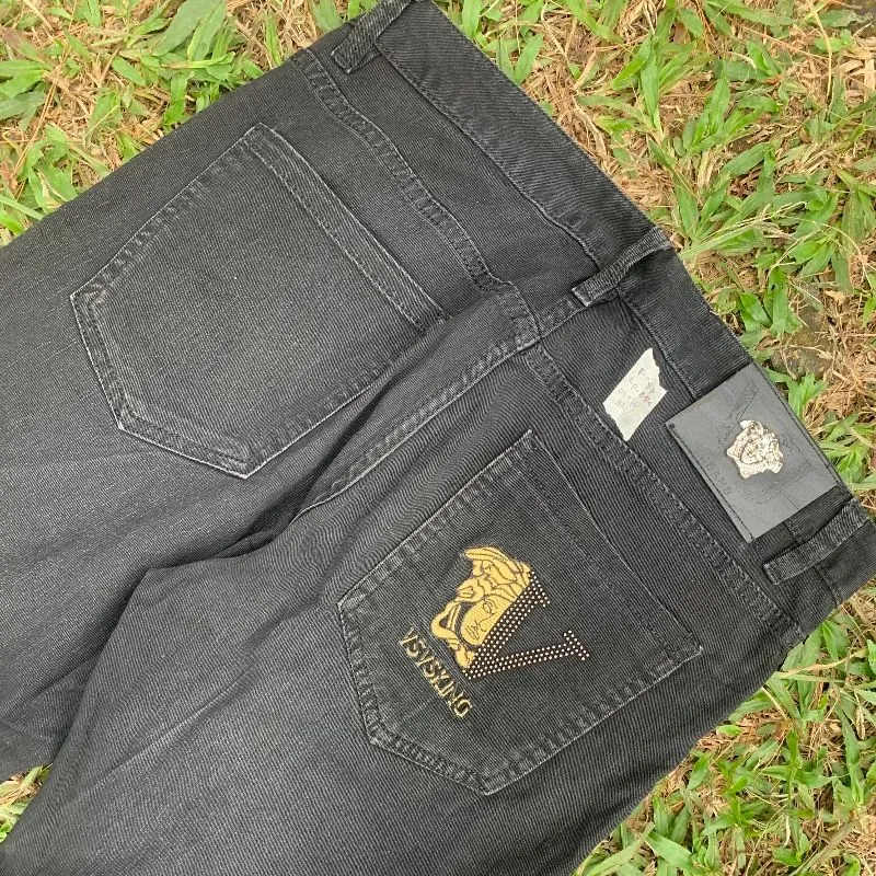 Versace Casual Jeans Pria black photo 1