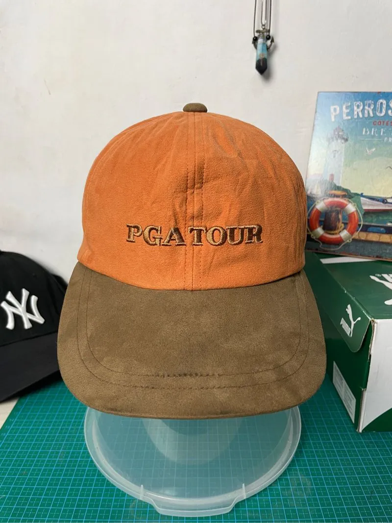 Sportswear Casual Hat Pria brown orange photo 1