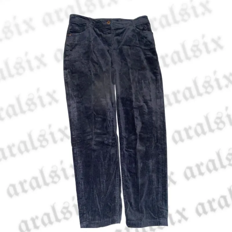 Vintage Streetwear Casual pants Pria navy photo 1