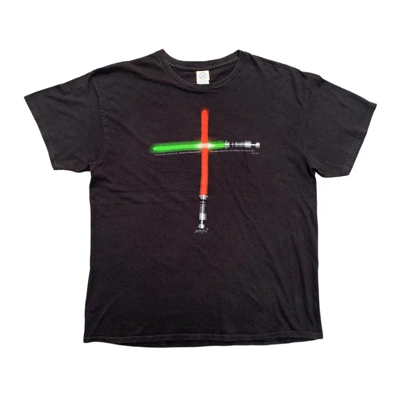 Streetwear Y2K T-shirt Pria black photo 1
