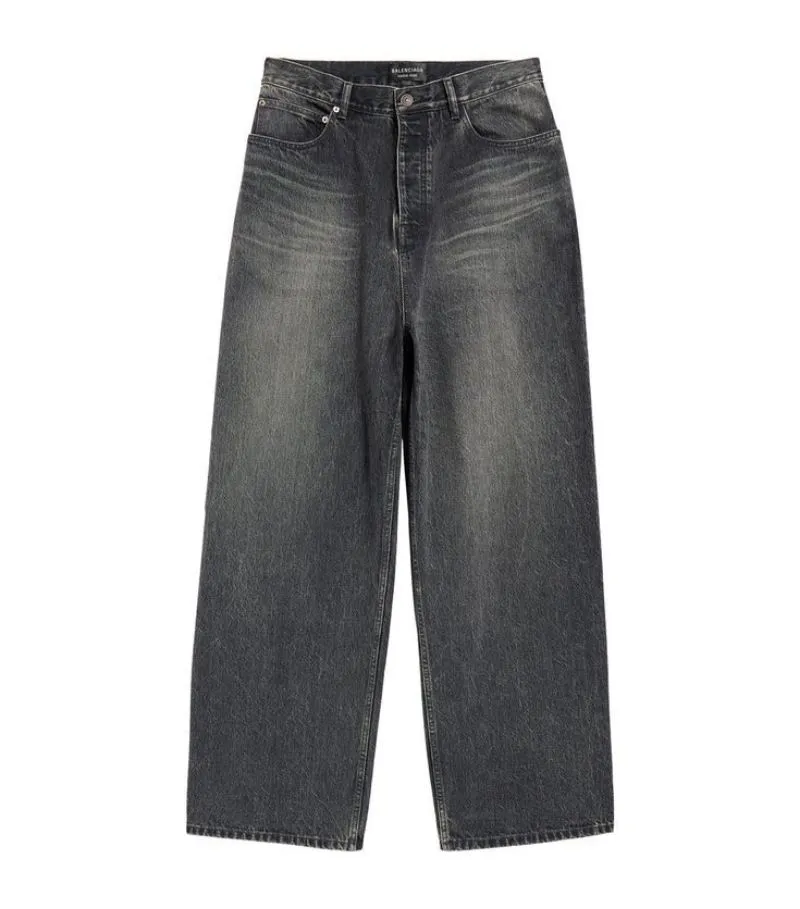 Balenciaga Y2K Jeans Pria black gray photo 1