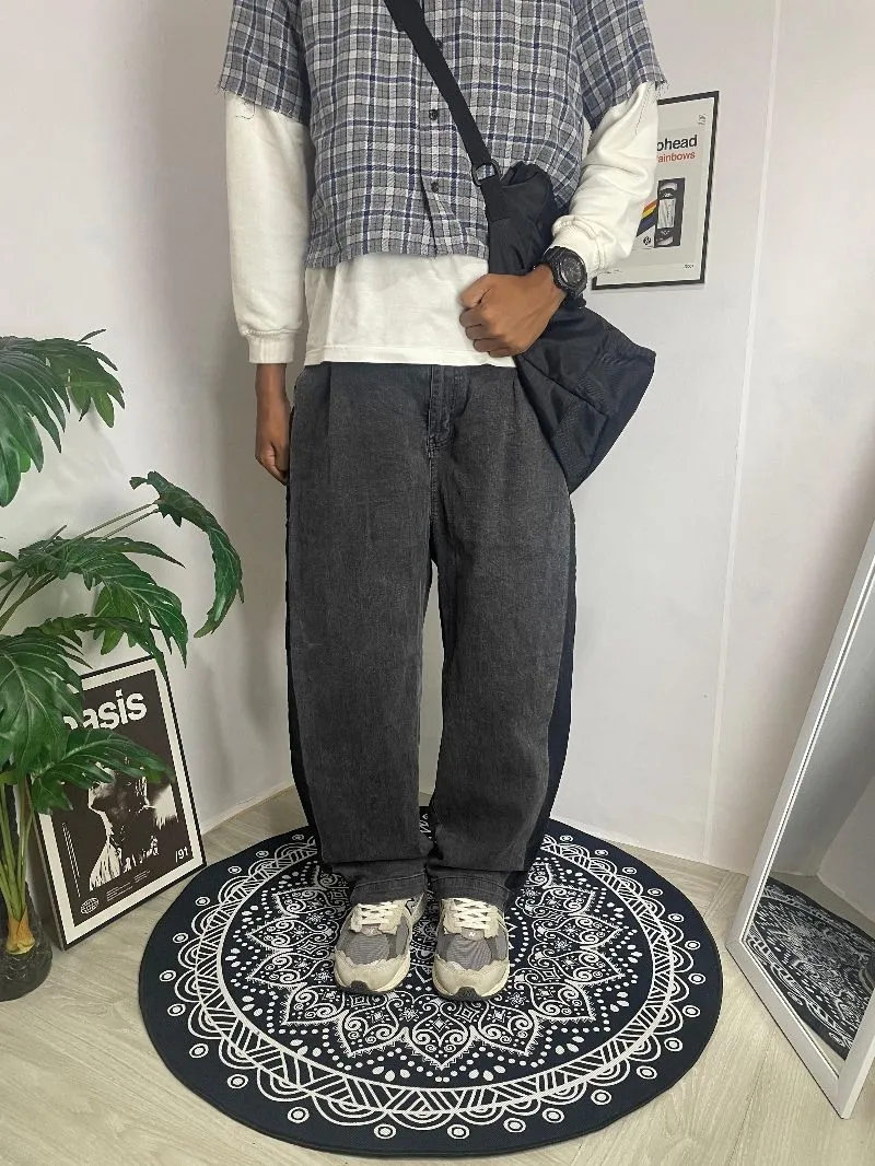 Japanese brand Y2K Jeans Pria black photo 1