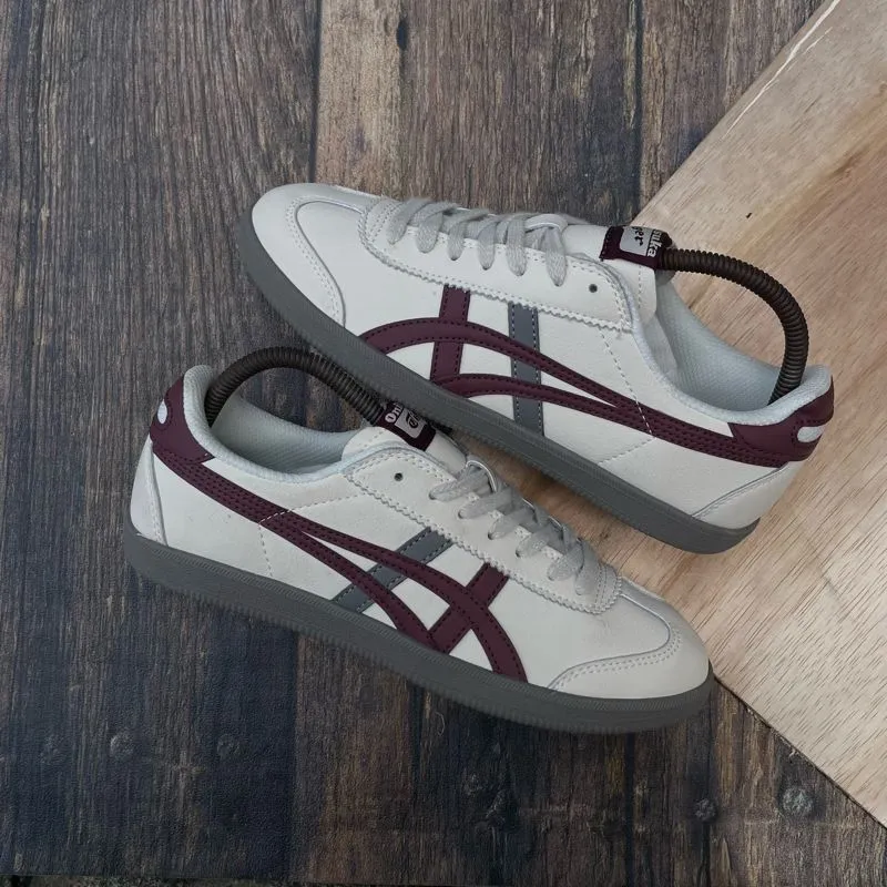 Onitsuka Tiger Indie Casual Sneakers Wanita white brown photo 1