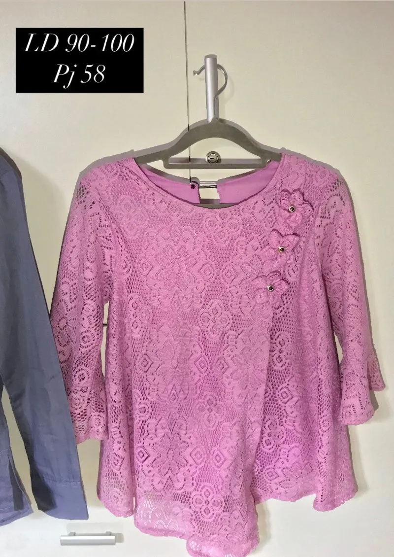 Lolita Casual Blouse Wanita gold purple photo 1