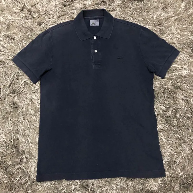 Lacoste Vintage Y2K Polo shirt Pria navy photo 1