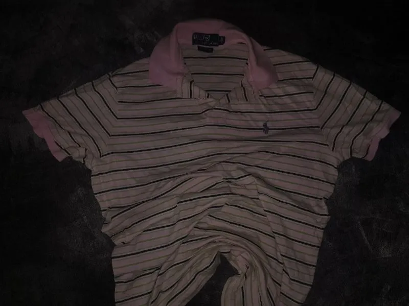 Polo Ralph Lauren Vintage Casual Polo shirt Pria green pink photo 1