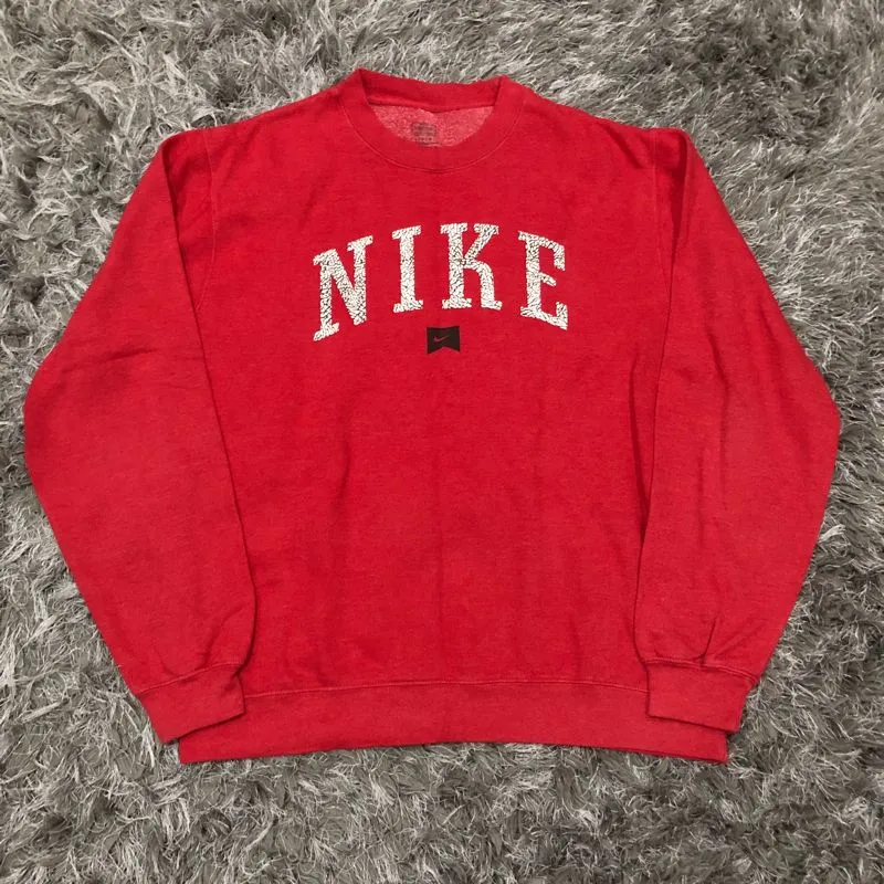 Nike Vintage Y2K Sweater Pria red photo 1