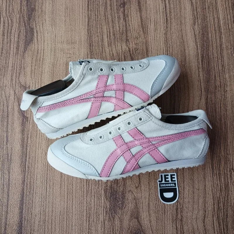 Onitsuka Tiger Casual Sneakers Wanita white pink photo 1