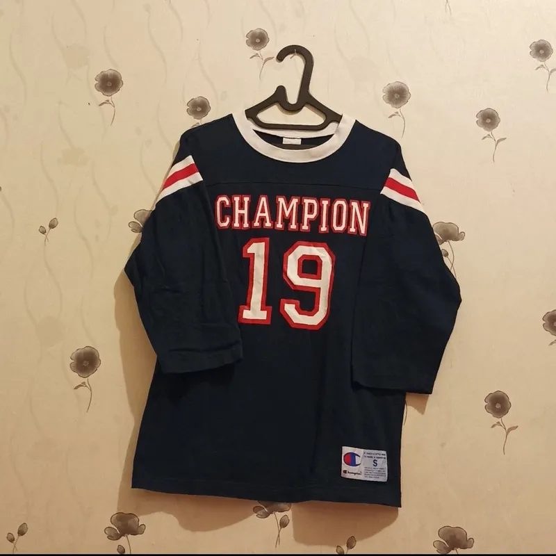Champion Casual T-shirt Wanita navy photo 1