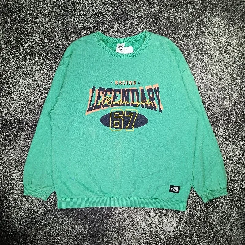 Casual Sweater Pria green photo 1