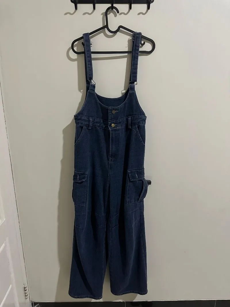 Indie Casual Jumpsuit Wanita navy photo 1