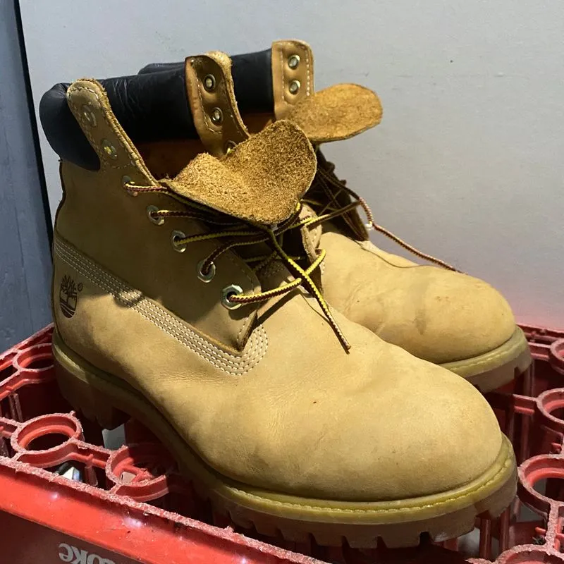 Timberland Streetwear Boots Pria orange photo 1