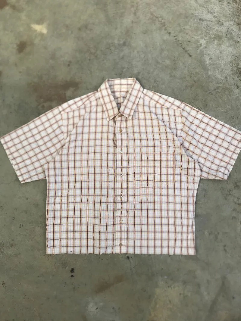 Y2K Skater Formal shirt Pria white photo 1