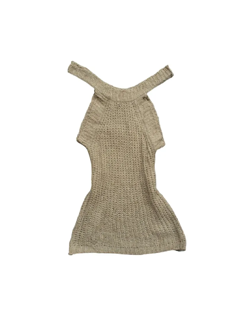 Casual Cami top Wanita tan photo 1