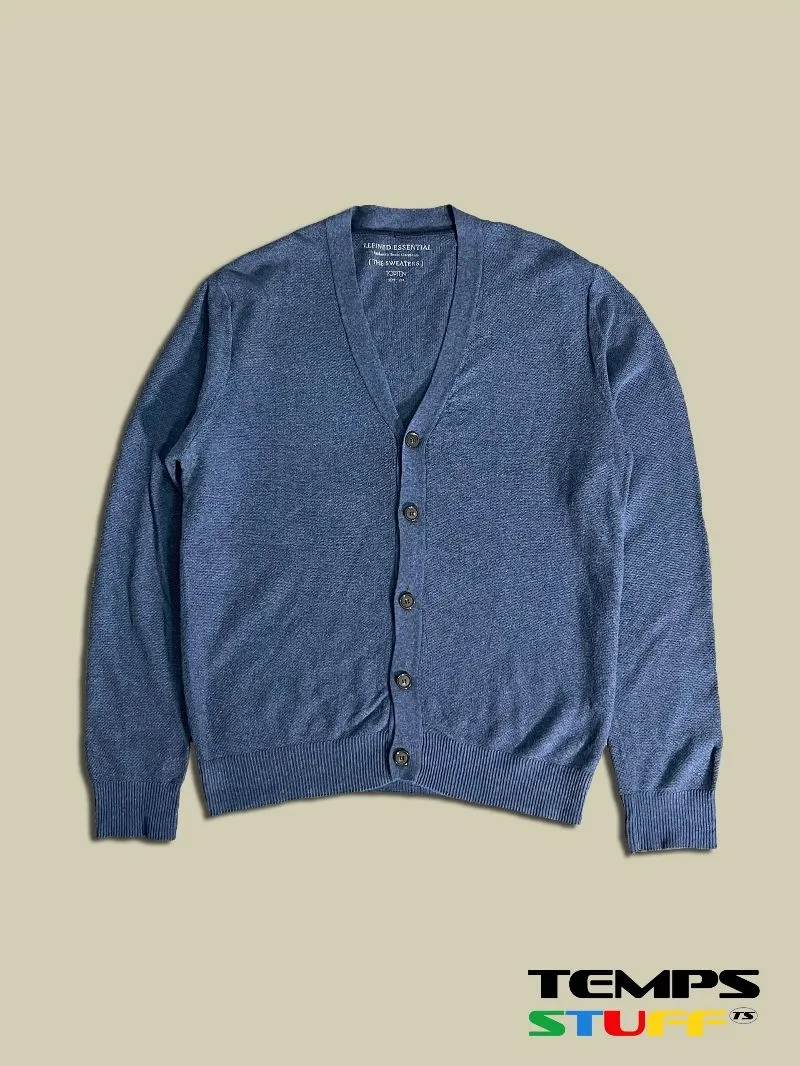 Topten Indie Minimalist Cardigan Pria navy photo 1