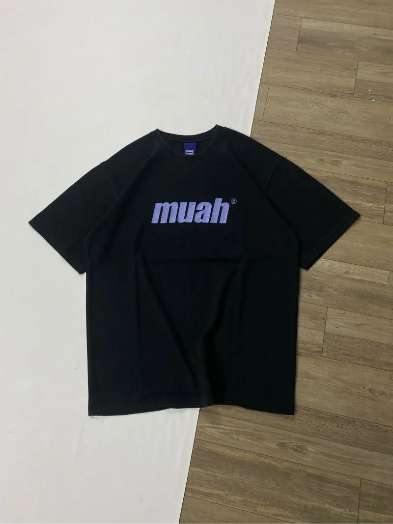 Muah Muah Streetwear Y2K T-shirt Pria multicolor photo 1
