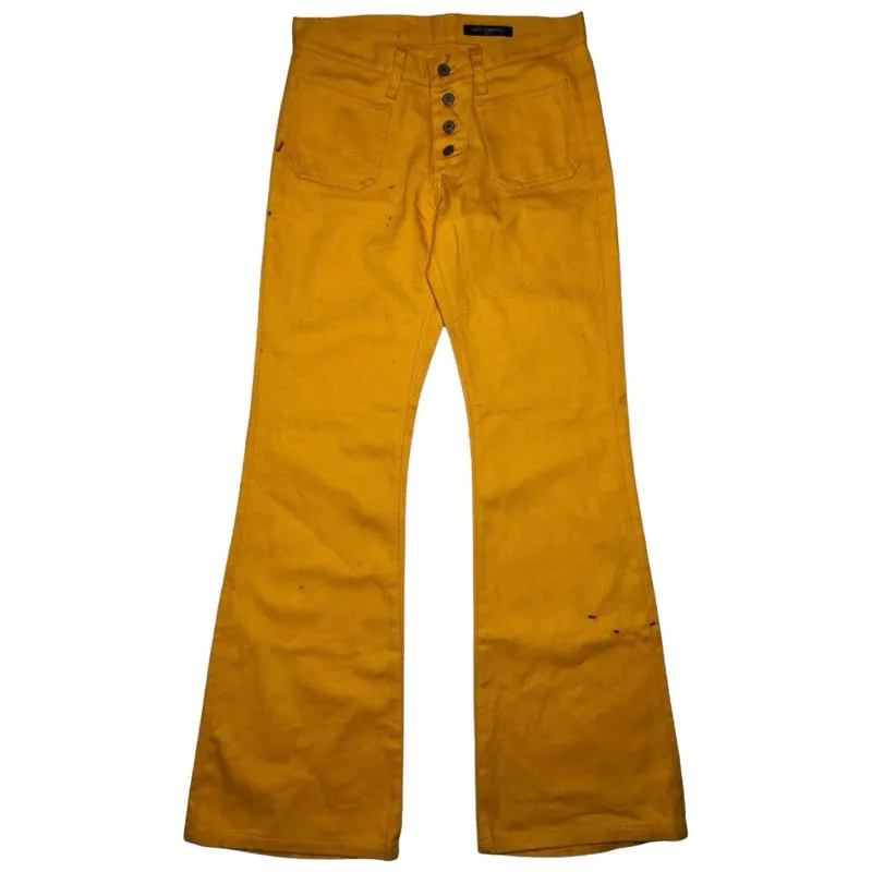 Ozone Community Vintage Streetwear Jeans Pria yellow photo 1