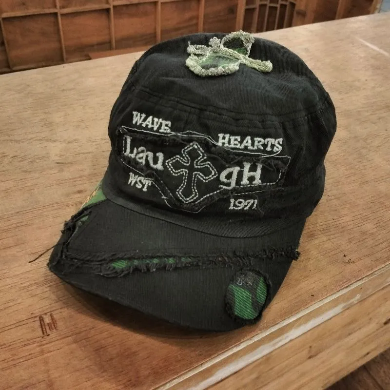 Japanese brand Vintage Y2K Hat Pria black photo 1