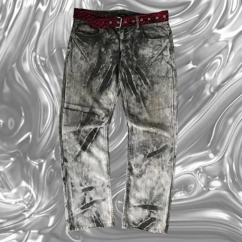 Vintage Y2K Jeans Pria white black photo 1