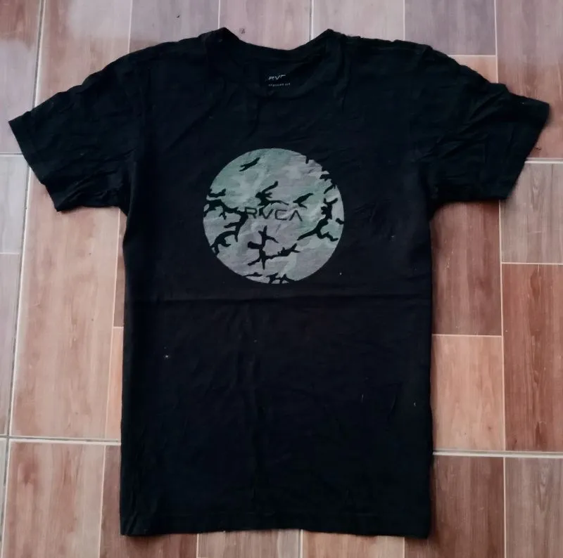 RVCA Casual T-shirt Pria black photo 1