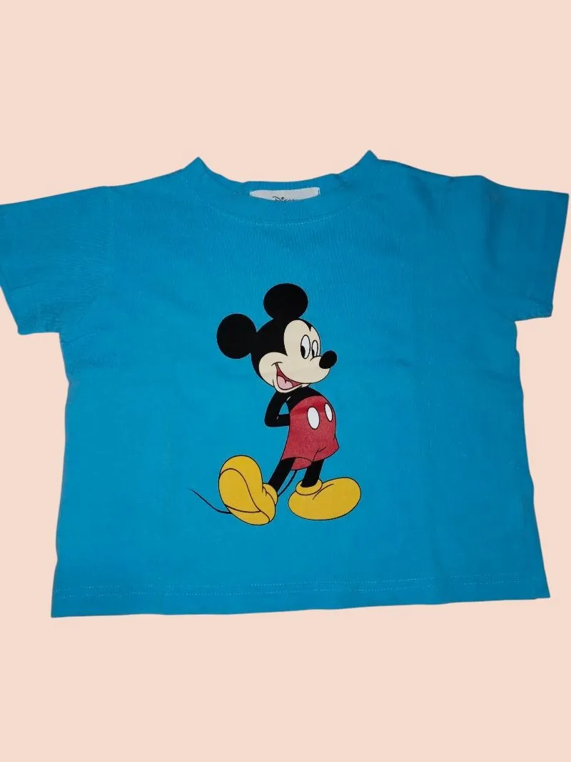 Disney Coquette Casual Crop top Wanita blue 15rb co di jeruk photo 1