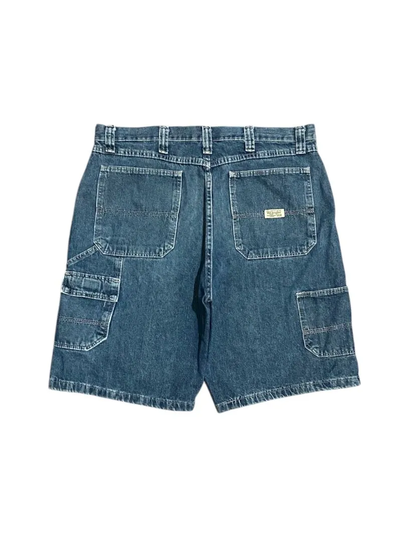 Wrangler Streetwear Y2K Short Pria navy blue photo 1