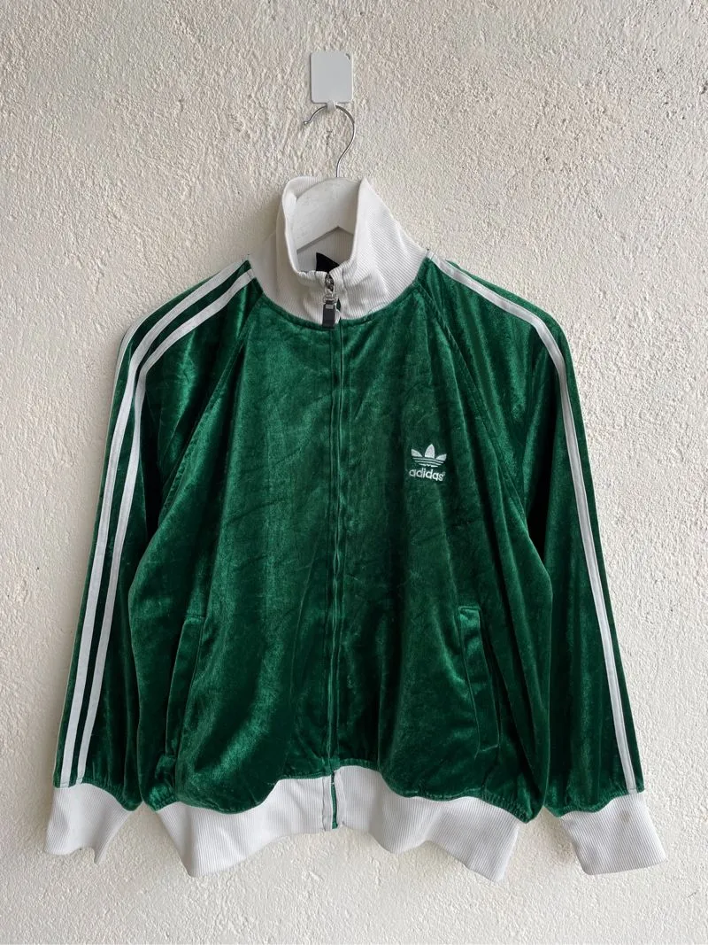 Adidas Y2K Sportswear Track jacket Pria white green photo 1
