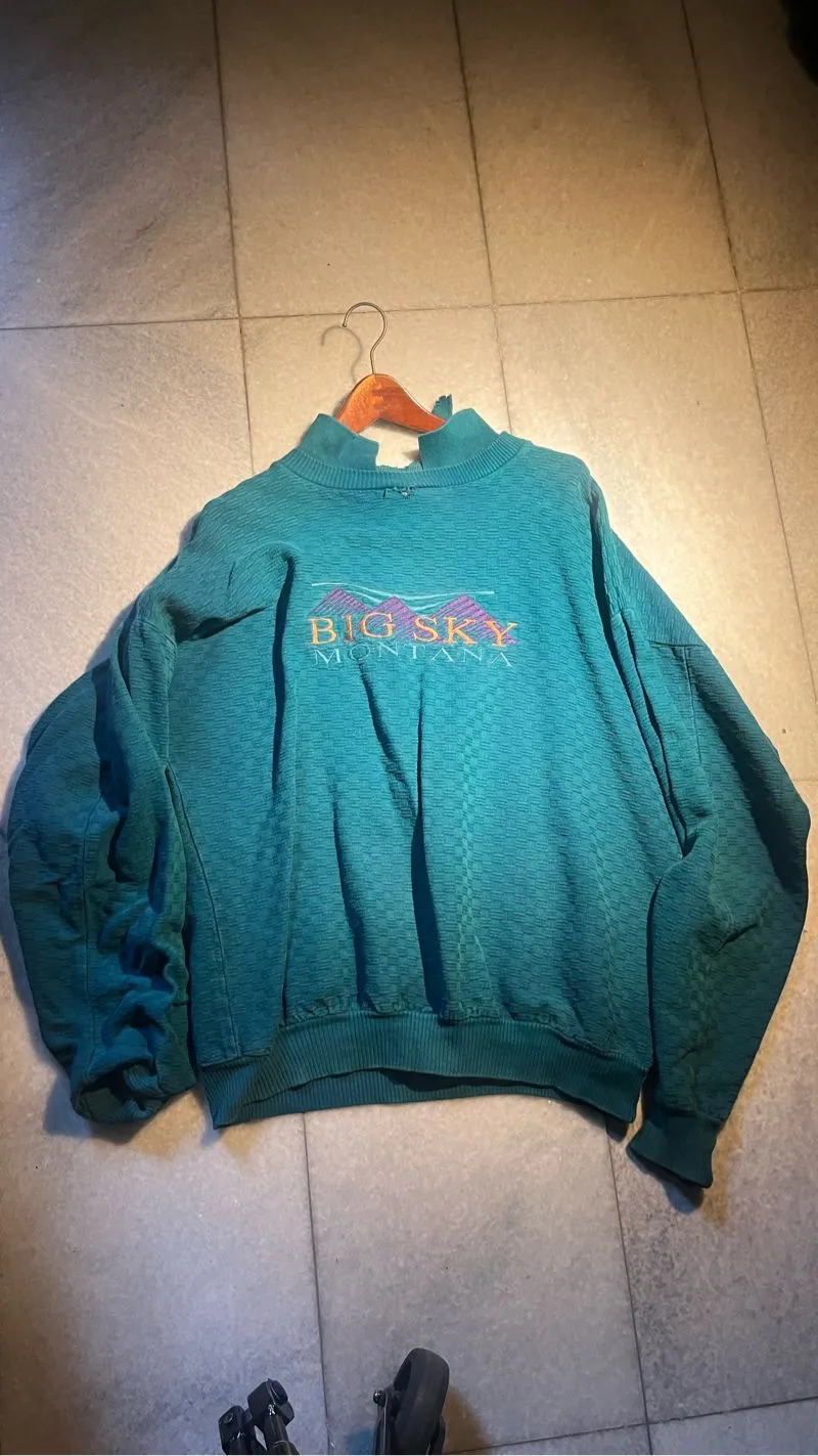 Indie Sweater Pria blue photo 1