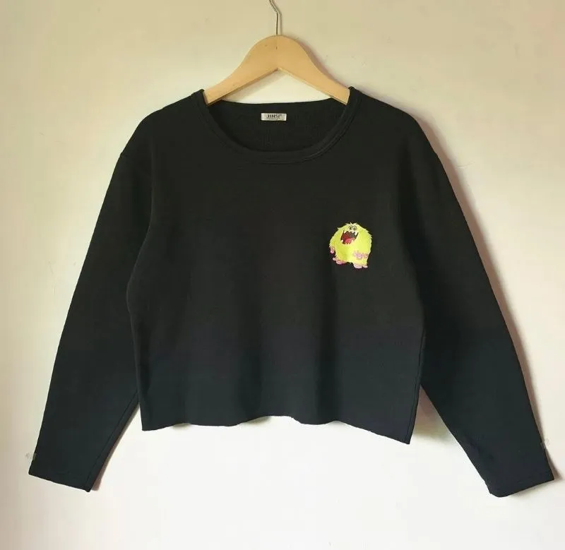 Casual Sweatshirt Wanita black photo 1