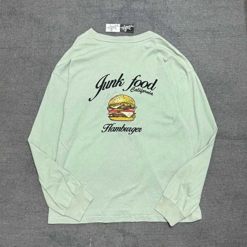 Vintage Streetwear T-shirt Pria white green photo 1