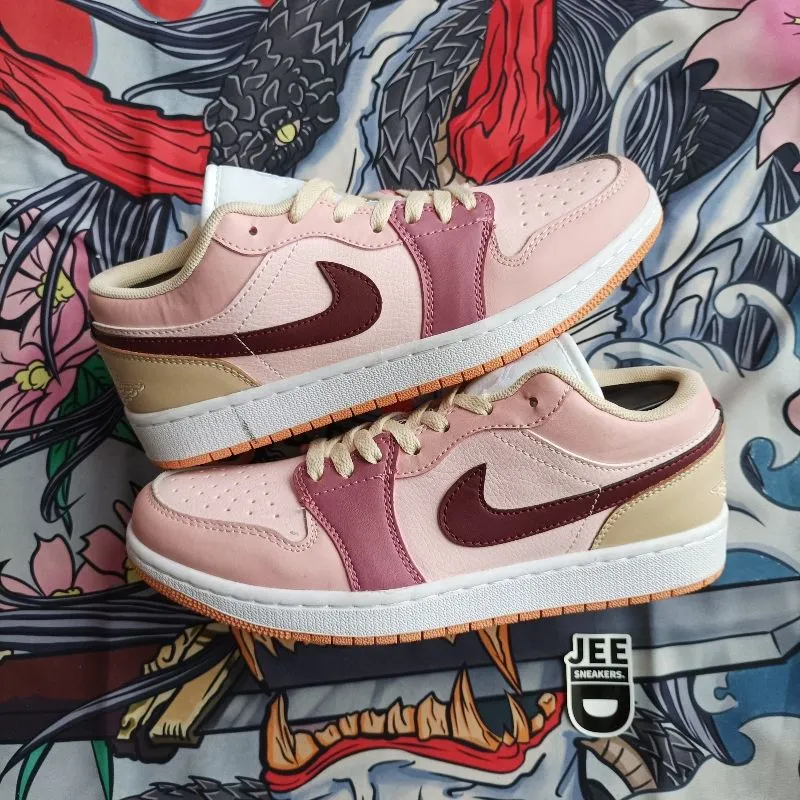 Nike Air Jordan Casual Sneakers Wanita red pink photo 1
