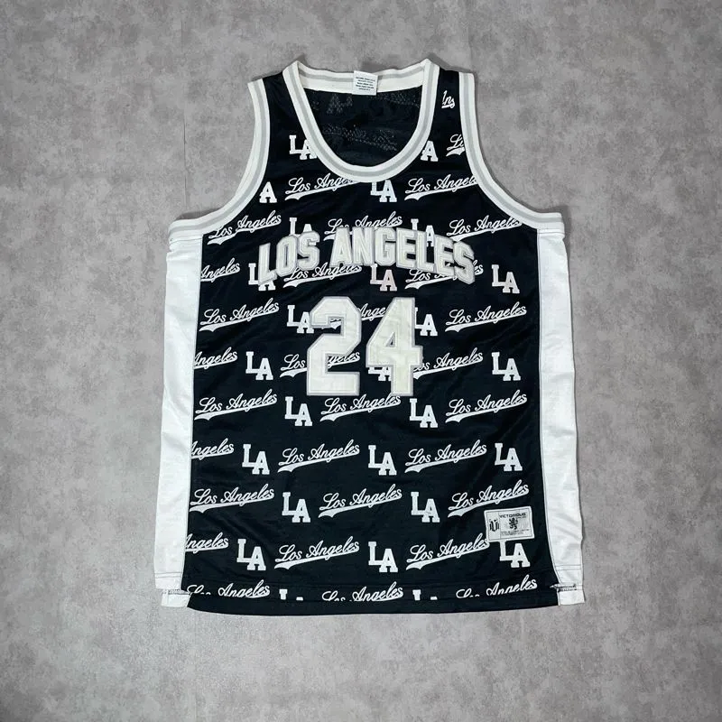 FUBU Streetwear Jersey Pria white black photo 1