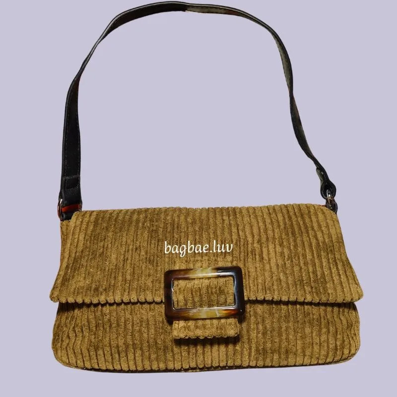 Vintage Y2K Shoulder bag Wanita brown photo 1