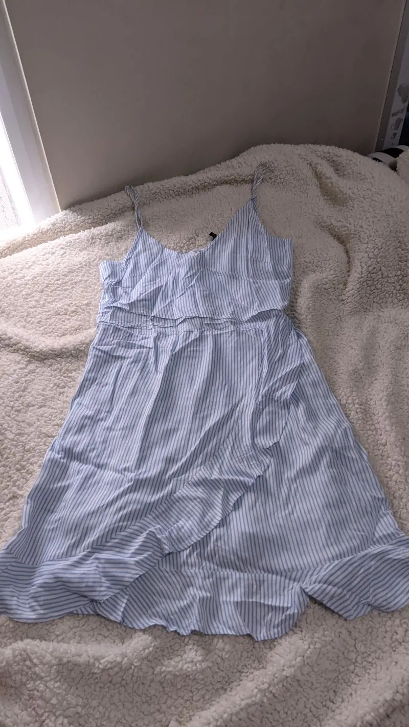 H&M Fairy Casual Summer dress Wanita blue photo 1