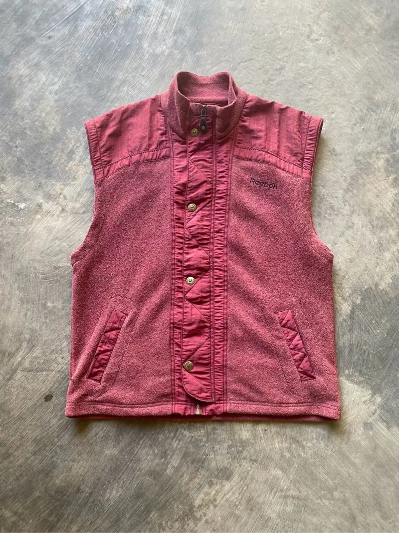 Reebok Vintage Streetwear Vest Pria burgundy photo 1
