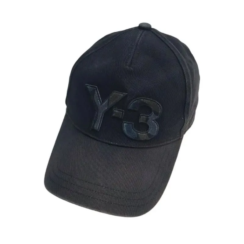 Yohji Yamamoto Streetwear Y2K Hat Pria black photo 1