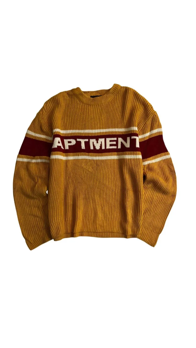 Streetwear Casual Sweatshirt Pria orange photo 1