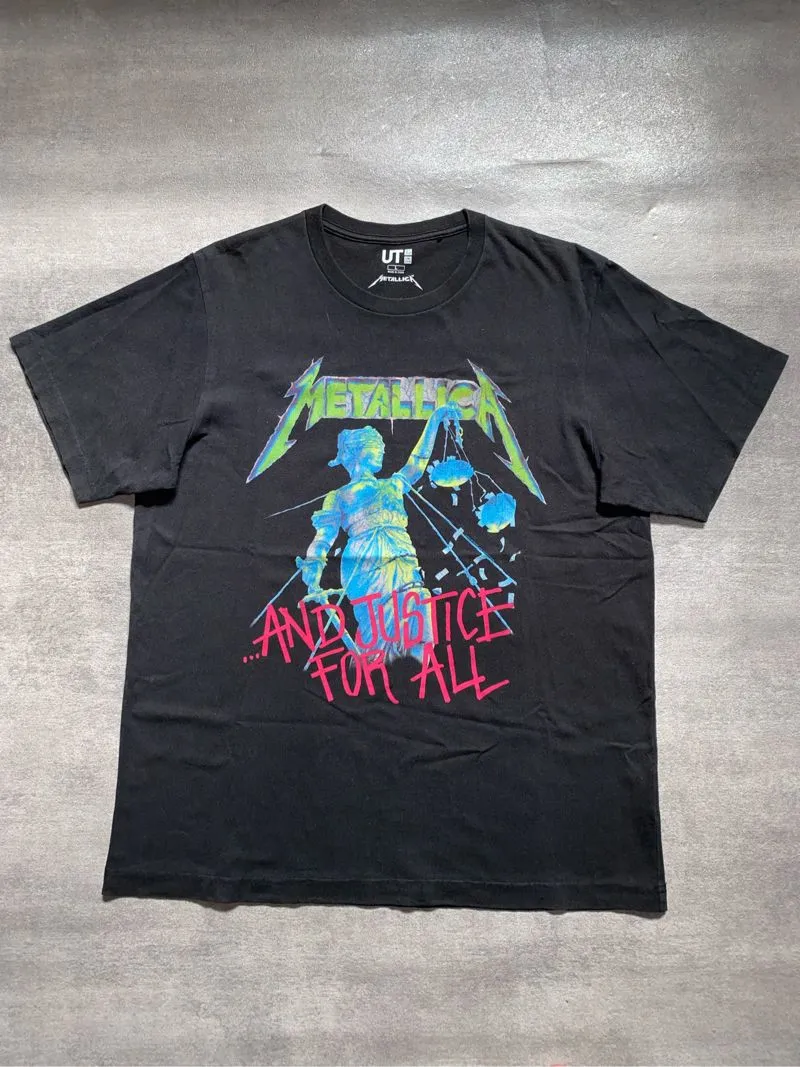 Uniqlo Y2K Casual T-shirt Pria black photo 1