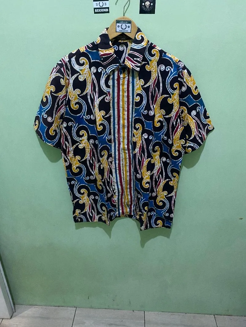 Batik Baju muslim Pria cream photo 1