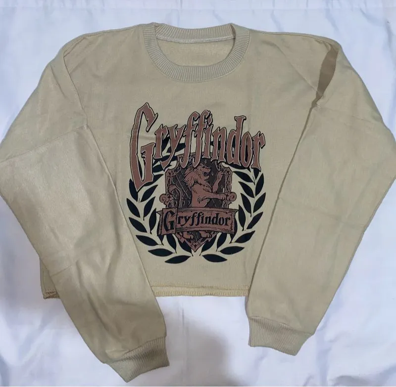 Casual Crop top Wanita tan photo 1