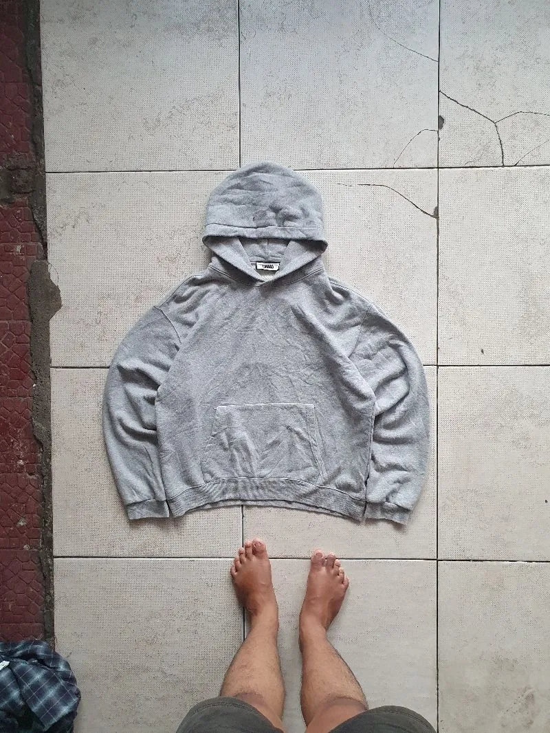 Streetwear Indie Hoody Pria gray photo 1