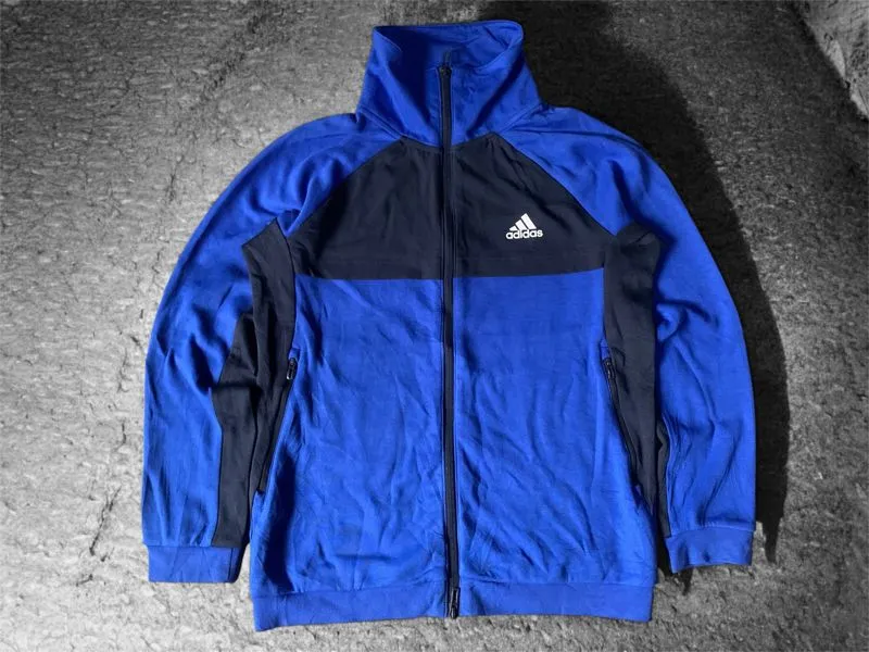 Adidas Casual Sweatshirt Pria black blue photo 1