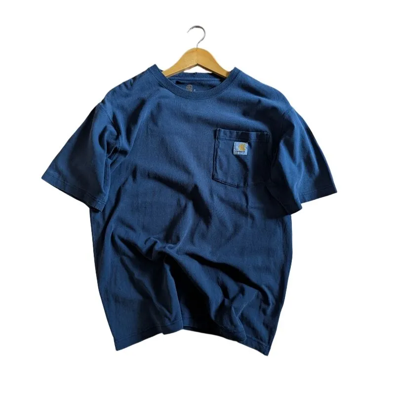 Carhartt Casual T-shirt Pria navy photo 1