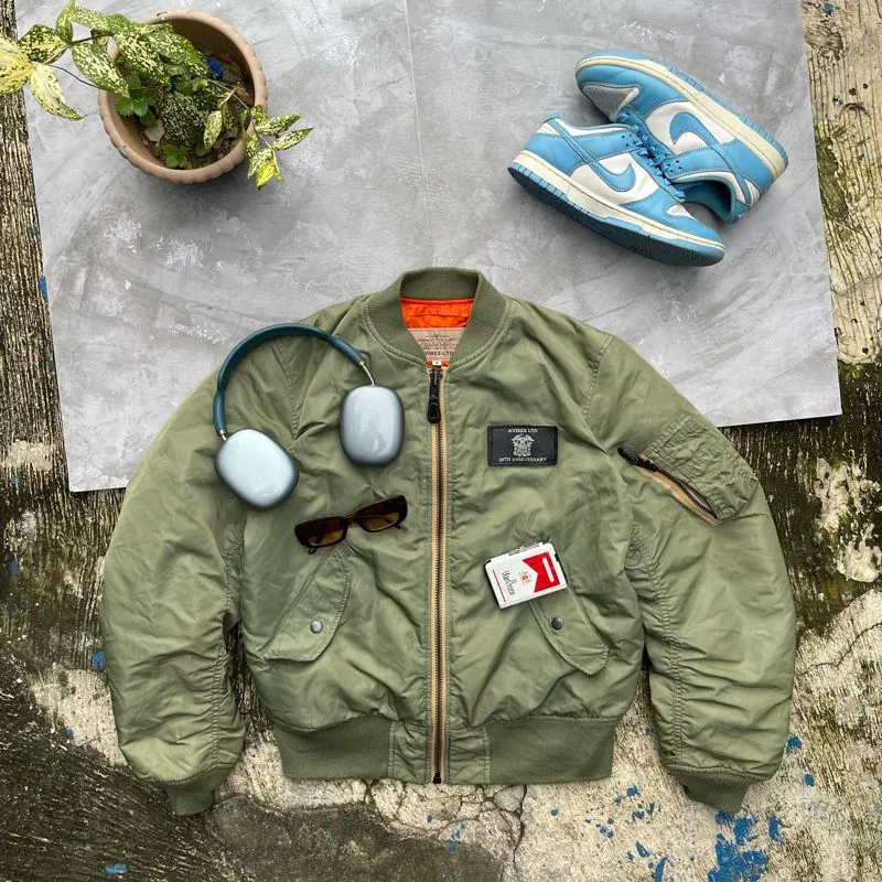 Avirex Grunge Indie Bomber jacket Pria green photo 1